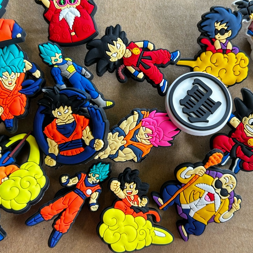 5 Dragon Ball Z Jibbitz Shoe Charms